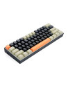 K606-OG-BK-GY,Tastatura gaming mecanica Redragon Lakshmi neagra cu portocaliu si gri iluminare alba
