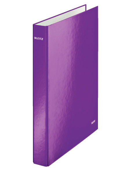 LZ42420062,Caiet mecanic a4 4 inele 25mm/40mm mov metalizat wow leitz