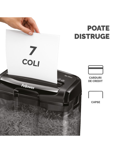 FE4701801+,Distrugator documente m-7cm cross-cut fellowes FE4701801+,Distrugator documente m-7cm cross-cut fellowes