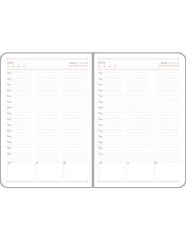 EGOBRUGESKD3,Agenda a5 nedatata piele bleumarin bruges ego