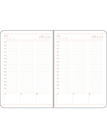 EGOBRUGESKD3,Agenda a5 nedatata piele bleumarin bruges ego