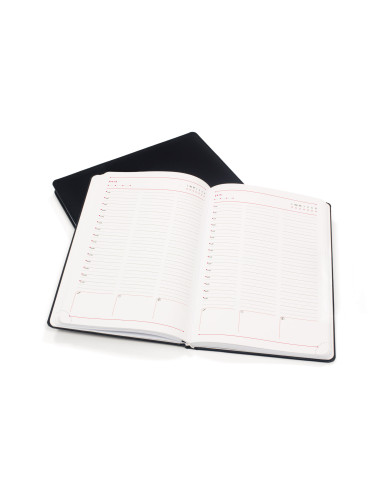 EGOBRUGESKD3,Agenda a5 nedatata piele bleumarin bruges ego