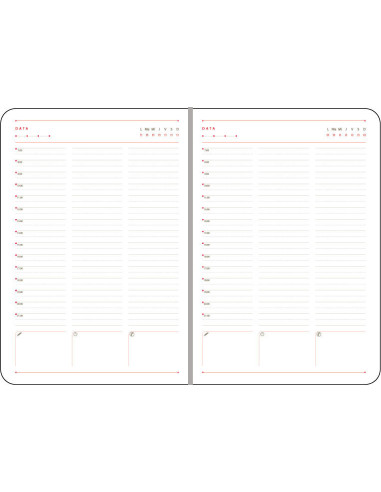 EGOBRUGESKD10,Agenda a5 nedatata piele neagra bruges ego