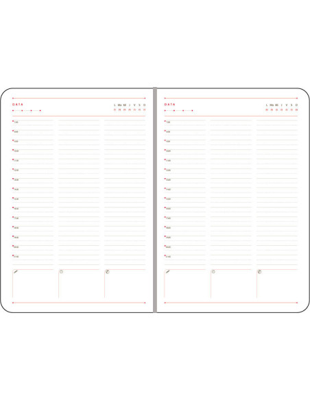 EGOBRUGESKD10,Agenda a5 nedatata piele neagra bruges ego