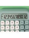 DLEM36GR,Calculator 12 dig retro m36 verde deli