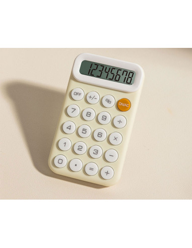 DLEM10Y,Calculator buzunar 8dig m10 galben deli