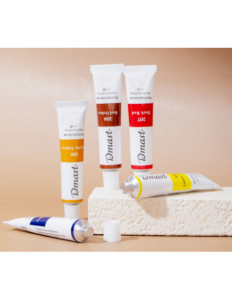 DLEC310-12,Tempera acuarela 12 culori 12 ml dmast by pebeo