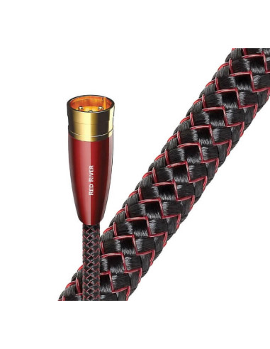 RRIVER01.5X,Cablu audio 2XLR - 2XLR AudioQuest Red River, 1.5m