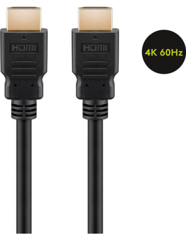 60627,Cablu HDMI2.0 High Speed, 4K, 15m Goobay 60627