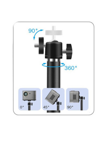 BM-MINIPRO,Stand mini videoproiector Blackmount MINIPRO, 65 - 136 cm, negru