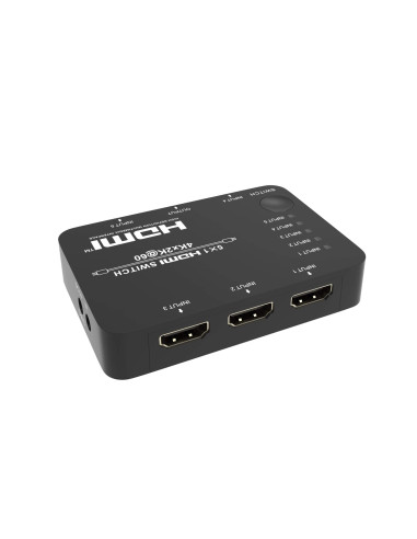 HDCVT-HDS-B51,Switch HDMI2.0b 5x1 4K@60Hz 4:4:4, HDCP2.2, 3D cu telecomanda
