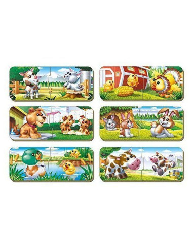 TN-16845,Set 6 Puzzle Baby & Mother 2 piese