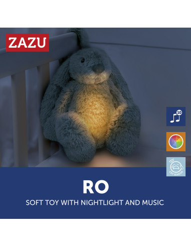 ZA-RO-02,Iepurasul RO cu dispozitiv lumina si sunet, Verde ZA-RO-02,Iepurasul RO cu dispozitiv lumina si sunet, Verde