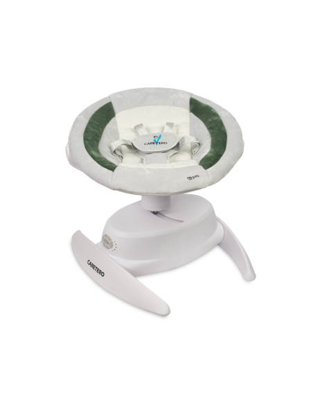 TERO-8003,Leagan electric rotativ 360⁰ cu telecomanda, melodii, sunete, senzor de mișcare și inclinare reglabila Caretero OPTI V