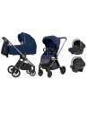 CRL-6525-3-BLUE,Carucior compact premium Carrello ULTRA 3 in 1 I-Size 40-87 cm Morning Blue