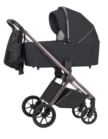 CRL-6525-3-BLACK,Carucior compact premium Carrello ULTRA 3 in 1 I-Size 40-87 cm Night Black
