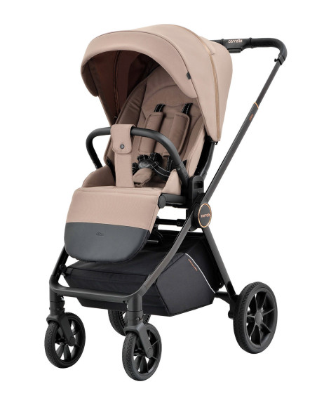 CRL-ULTRA4-BEIGE,Carucior compact premium Carrello ULTRA 4 in 1 I-Size 40-87 cm cu baza Isofix Antique Beige