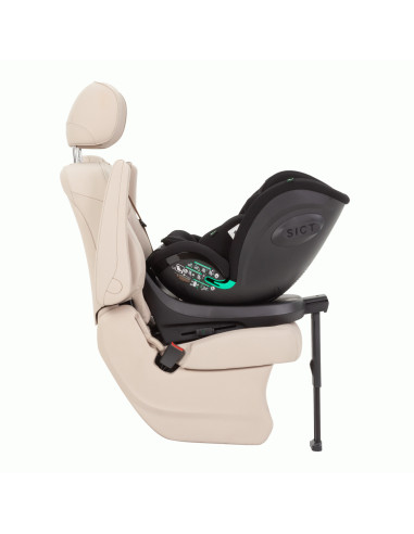 CRL-16001-CAGREY,Scaun auto rotativ 360° SPS Carrello METEORIT i-SIZE R129/03 40-150 cm ISOFIX Carbon Grey