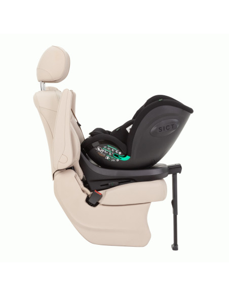 CRL-16001-CAGREY,Scaun auto rotativ 360° SPS Carrello METEORIT i-SIZE R129/03 40-150 cm ISOFIX Carbon Grey