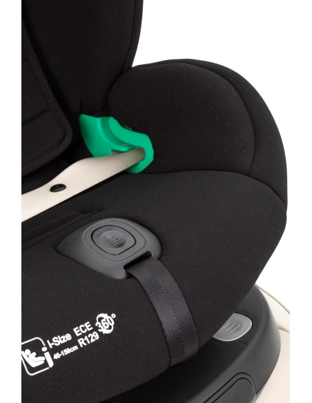CRL-16001-SPBLACK,Scaun auto rotativ 360° SPS Carrello METEORIT i-SIZE R129/03 40-150 cm ISOFIX Space Black