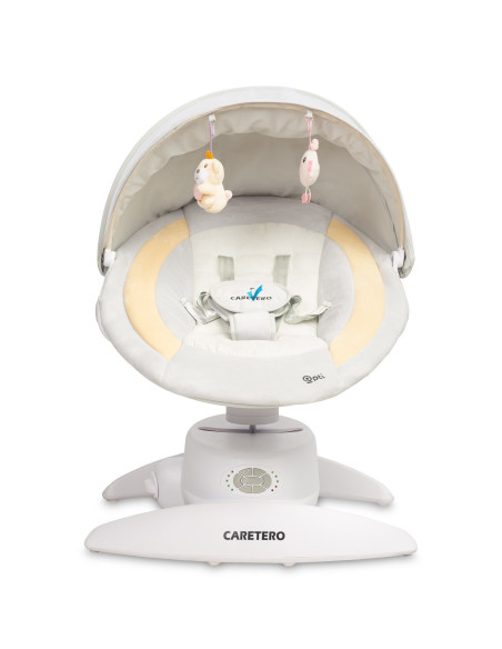 TERO-8005,Leagan electric rotativ 360⁰ cu telecomanda, melodii, sunete, senzor de mișcare și inclinare reglabila Caretero OPTI B