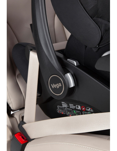 CRL-14101-ABBLACK,Scaun auto cu inclinare reglabila grupa 0+ Carrello VEGA 40-87 cm I-Size Absolute Black