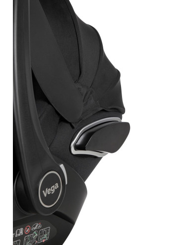 CRL-14101-ABBLACK,Scaun auto cu inclinare reglabila grupa 0+ Carrello VEGA 40-87 cm I-Size Absolute Black