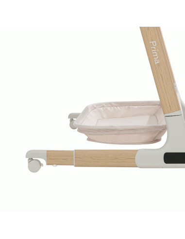 CRL-16503-GREY,Patut co-sleeping cu sistem de leganare electronica, melodii, senzor de miscare, timer, bluetooth Carrello PRIMA 