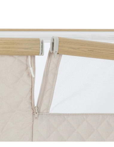 CRL-16503-BEIGE,Patut co-sleeping cu sistem de leganare electronica, melodii, senzor de miscare, timer, bluetooth Carrello PRIMA