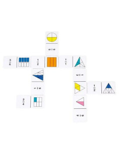LSP2503-UK,Joc domino - Rainbow Fraction® 2