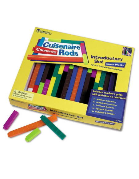 LER7480,Riglete matematice interconectabile Cuisenaire®