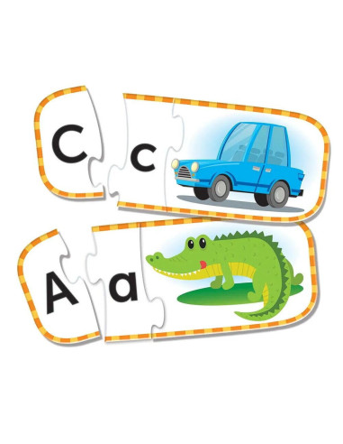 LER6089,Set 26 de puzzle-uri Alfabet (3 piese)