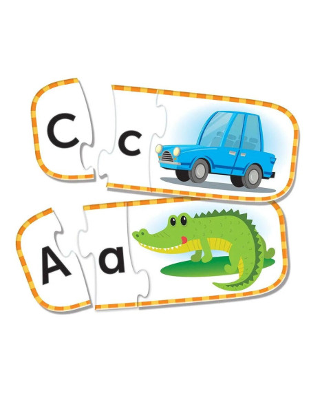 LER6089,Set 26 de puzzle-uri Alfabet (3 piese)