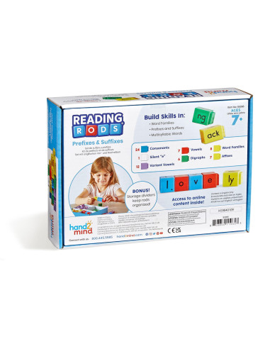 95396,Cuburi Reading Rods® - Prefixe & sufixe