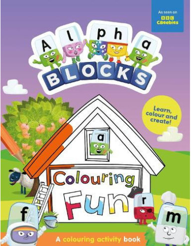 9781802632583,Carte de colorat cu activitati - Distractie cu Alphablocks