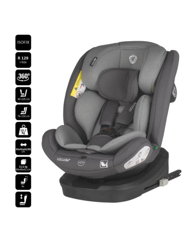 324087060,Scaun auto iSize 40-150 cm Coccolle Nyota Diamond black