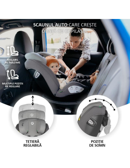 324087060,Scaun auto iSize 40-150 cm Coccolle Nyota Diamond black