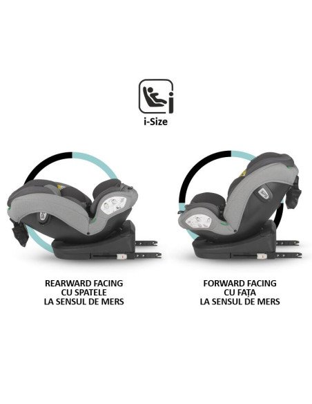 324087071,Scaun auto iSize 40-150 cm Coccolle Nyota Moonlit grey