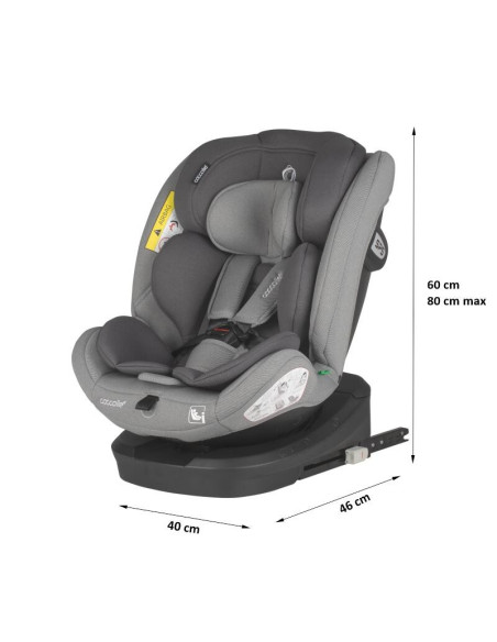 324087071,Scaun auto iSize 40-150 cm Coccolle Nyota Moonlit grey