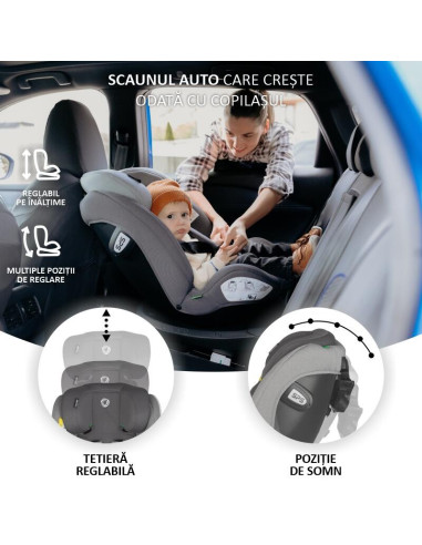 324087071,Scaun auto iSize 40-150 cm Coccolle Nyota Moonlit grey