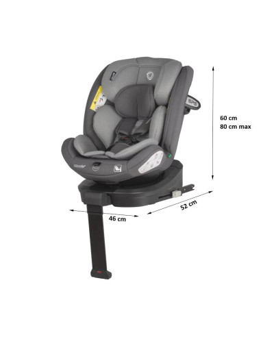 324087160,Scaun auto iSize 40-150 cm Coccolle Sidra Diamond black