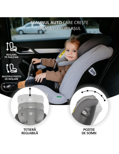 324087160,Scaun auto iSize 40-150 cm Coccolle Sidra Diamond black