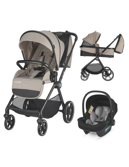 324065643324080371,Carucior modular 3in1 Coccolle Lissia Butternut beige+Scoica auto iSize Coccolle Knox Greystone