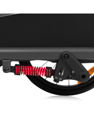 BN-LO-CAMA_GREY_GRAPHITE,Carucior si remorca de bicicleta, Lionelo, Cama, Multifunctional, Pentru 1 sau 2 copii, Cu sistem de ab