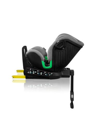 BN-LO-HARMONY_I-SIZE_GREY_CONCRETE_BAMBOO,Scaun auto, Lionelo, Harmony i-Size, Rotire 360 grade, Protectie laterala, Cu spatar r