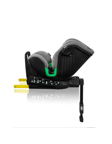 BN-LO-HARMONY_I-SIZE_GREY_CONCRETE_BAMBOO,Scaun auto, Lionelo, Harmony i-Size, Rotire 360 grade, Protectie laterala, Cu spatar r