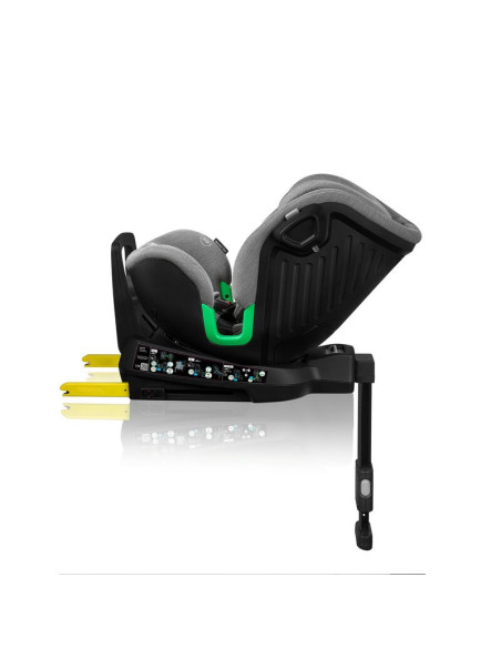 BN-LO-HARMONY_I-SIZE_GREY_CONCRETE_BAMBOO,Scaun auto, Lionelo, Harmony i-Size, Rotire 360 grade, Protectie laterala, Cu spatar r