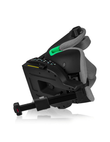 BN-LO-HARMONY_I-SIZE_GREY_CONCRETE_BAMBOO,Scaun auto, Lionelo, Harmony i-Size, Rotire 360 grade, Protectie laterala, Cu spatar r