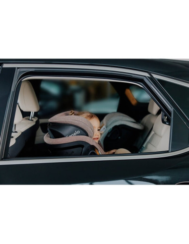 BN-LO-HARMONY_I-SIZE_GREY_CONCRETE_BAMBOO,Scaun auto, Lionelo, Harmony i-Size, Rotire 360 grade, Protectie laterala, Cu spatar r