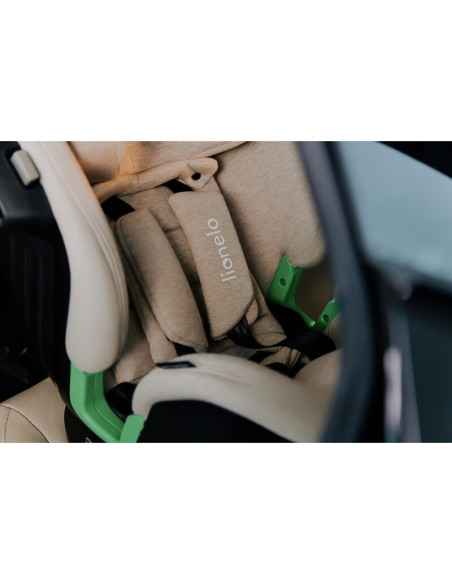 BN-LO-HARMONY_I-SIZE_GREY_CONCRETE_BAMBOO,Scaun auto, Lionelo, Harmony i-Size, Rotire 360 grade, Protectie laterala, Cu spatar r